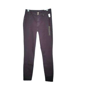 NWT Maurices Jegging Denim Flex High Rise Women's Plum Jeans Size Medium Long